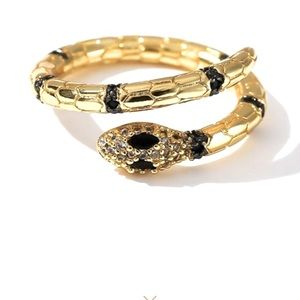 Snake Crystal Ring